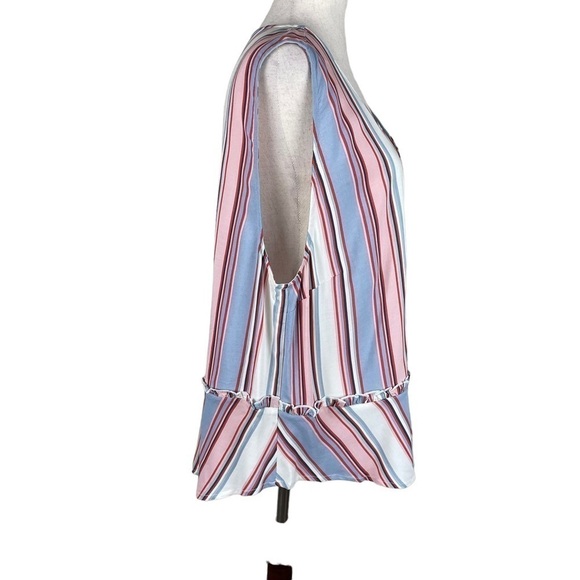 Love, Fire Striped Sleeveless Top - Picture 2 of 9